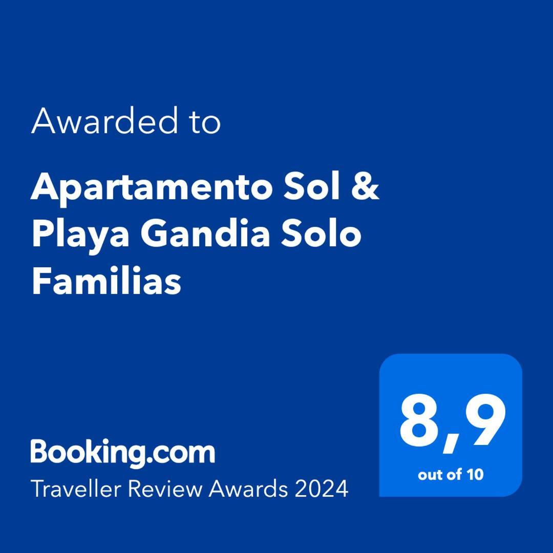 Apartamento Sol&Playa Gandia Solo Familias Exterior foto